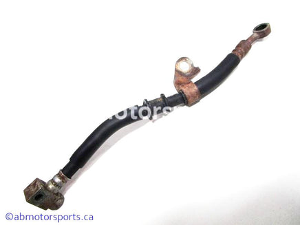 Used Yamaha ATV GRIZZLY 660 OEM part # 5KM-2581J-00-00 rear brake hose for sale