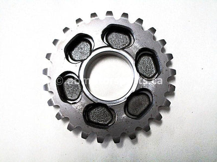 Used 2002 Yamaha Grizzly 660 OEM part # 5KM-17453-00-00 driven sprocket 25 teeth for sale