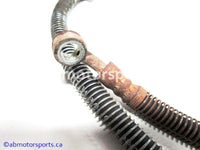 Used Yamaha ATV KODIAK 400 OEM part # 1D9-F5873-01-00 front brake hose for sale