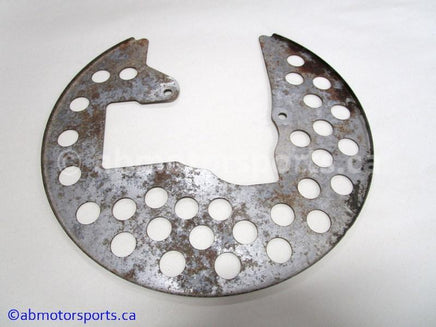 Used Yamaha ATV KODIAK 400 OEM part # 1D9-F514A-00-00 brake disc cover for sale