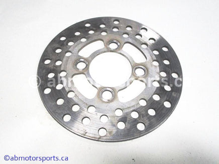 Used Yamaha ATV YFZ450 OEM part # 3GD-2582T-10-00 front brake disc for sale