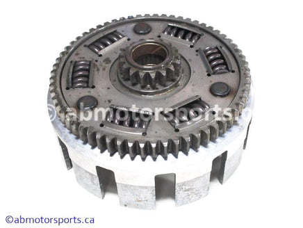 Used Yamaha ATV YFZ450 OEM part # 5TG-16150-00-00 clutch basket for sale