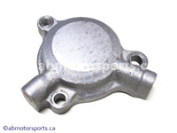 Used Yamaha ATV YFZ450 OEM part # 5BE-13447-10-00 oil filter cover for sale