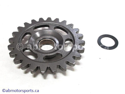 Used Yamaha ATV YFZ450 OEM part # 5TA-13341-00-00 oil pump idle gear for sale