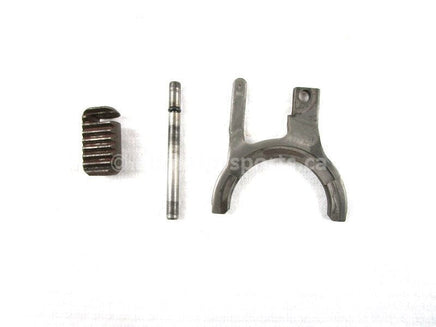 A used Shift Fork 4 from a 2000 Grizzly 600 Yamaha OEM Part # 4WV-18514-00-00 for sale. Yamaha ATV parts. Shop our online catalog. Alberta Canada!