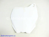 Used Yamaha Dirt Bike YZ250F OEM part # 1C3-23485-80-00 number plate for sale