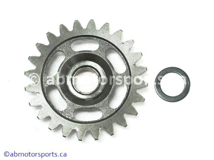 Used Yamaha Dirt Bike YZ450F OEM part # 5TA-13341-00-00 oil pump idle gear for sale