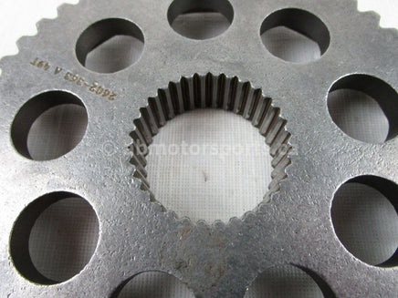 A used Lower Sprocket 49T from a 2012 M8 SNO PRO Arctic Cat OEM Part # 2602-363 for sale. Arctic Cat snowmobile used parts online in Canada!