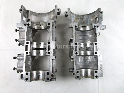 A used Crankcase from a 2002 MOUNTAIN CAT 600 Arctic Cat OEM Part # 3005-664 for sale. Shop online here for your used Arctic Cat snowmobile parts in Canada!