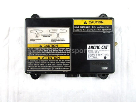 A used Circle ECU from a 2002 MOUNTAIN CAT 600 Arctic Cat OEM Part # 3005-766 for sale. Shop online here for your used Arctic Cat snowmobile parts in Canada!