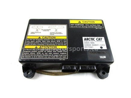 A used Circle ECU from a 2002 MOUNTAIN CAT 600 Arctic Cat OEM Part # 3005-766 for sale. Shop online here for your used Arctic Cat snowmobile parts in Canada!