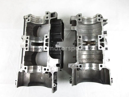 A used Crankcase from a 2003 MOUNTAIN CAT 900 Arctic Cat OEM Part # 3006-418 for sale. Arctic Cat snowmobile parts? Check out our online catalog!