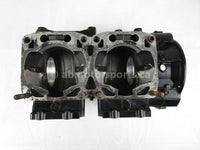 A used Crankcase from a 2003 MOUNTAIN CAT 900 Arctic Cat OEM Part # 3006-418 for sale. Arctic Cat snowmobile parts? Check out our online catalog!