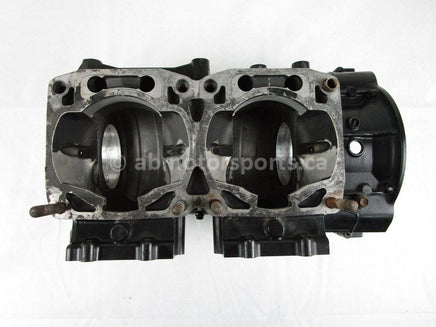 A used Crankcase from a 2003 MOUNTAIN CAT 900 Arctic Cat OEM Part # 3006-418 for sale. Arctic Cat snowmobile parts? Check out our online catalog!