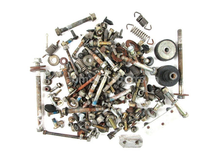 Assorted used Chassis and Body Hardware from a 2009 Polaris RMK 800 Snowmobile for sale. Shop our online catalog. Alberta Canada! We ship daily across Canada!