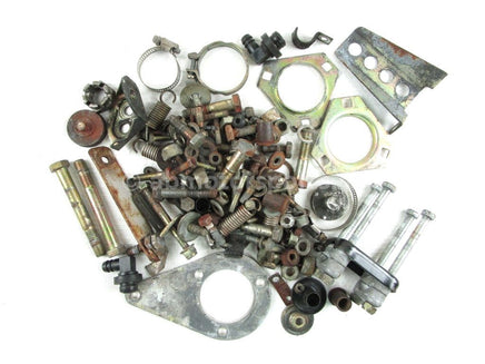 Assorted used Skid and Chassis Hardware from a 1998 Skidoo MXZ 500 Snowmobile for sale. Shop our online catalog. Alberta Canada! We ship daily across Canada!