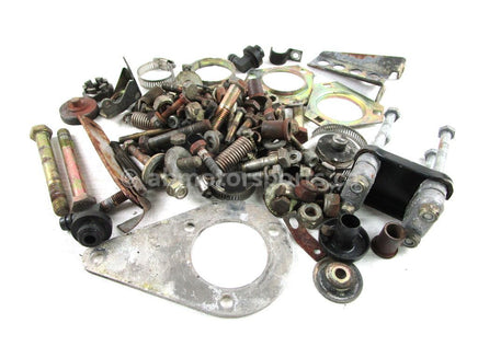 Assorted used Skid and Chassis Hardware from a 1998 Skidoo MXZ 500 Snowmobile for sale. Shop our online catalog. Alberta Canada! We ship daily across Canada!
