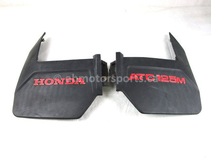 A used Rear Mud Flaps from a 1985 ATC 125M Honda OEM Part # 80111-968-000 for sale. Honda ATV parts… Shop our online catalog… Alberta Canada!