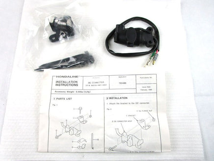 A new DC Connector for a 1995 TRX 400 Honda OEM Part # 08E90-HM7-300 for sale. Honda ATV parts online? Oh, Yes! Find parts that fit your unit here!