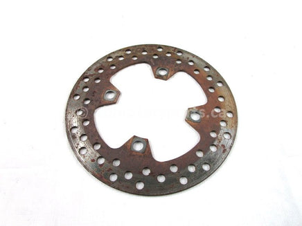 A used Brake Disc F from a 2002 PRAIRIE 650 Kawasaki OEM Part # 41080-1513 for sale. Kawasaki ATV? Check out our online catalog for parts that fit your unit.