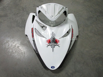 A used Hood from a 2009 DRAGON RMK 800 Polaris OEM Part # 2633728-570 for sale. Find your Polaris snowmobile parts in our online catalog!