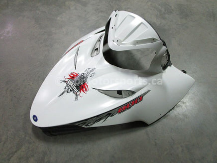 A used Hood from a 2009 DRAGON RMK 800 Polaris OEM Part # 2633728-570 for sale. Find your Polaris snowmobile parts in our online catalog!