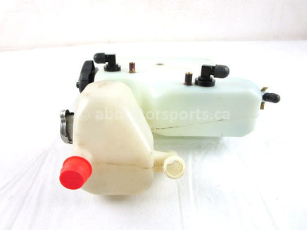 A used Oil Coolant Tank from a 1997 SUMMIT 500 Skidoo OEM Part # 572076900 for sale. Ski Doo snowmobile parts… Shop our online catalog… Alberta Canada!