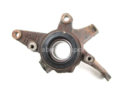 A used Steering Knuckle Left from a 2000 KODIAK 400FA Yamaha OEM Part # 5GH-23501-00-00 for sale. Yamaha ATV parts… Shop our online catalog… Alberta Canada!