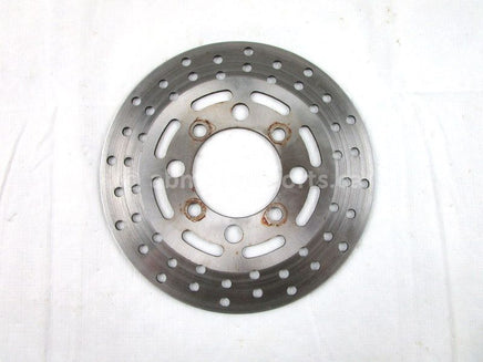 A used Brake Disc F from a 1998 Grizzly 600 Yamaha OEM Part # 4WV-2582T-00-00 for sale. Yamaha ATV parts. Shop our online catalog. Alberta Canada!