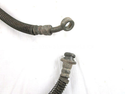 A used Brake Hose Front from a 1998 Grizzly 600 Yamaha OEM Part # 4WV-25873-00-00 for sale. Yamaha ATV parts. Shop our online catalog. Alberta Canada!