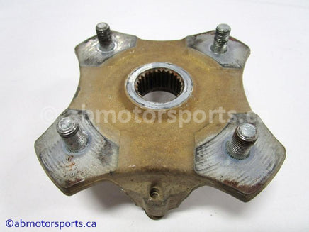 Used Arctic Cat ATV 650 V-TWIN FIS AUTO OEM part # 0502-599 front hub with brake disc for sale