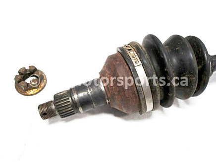 Used Arctic Cat ATV 650 V-TWIN FIS AUTO OEM part # 0502-547 front left drive axle for sale