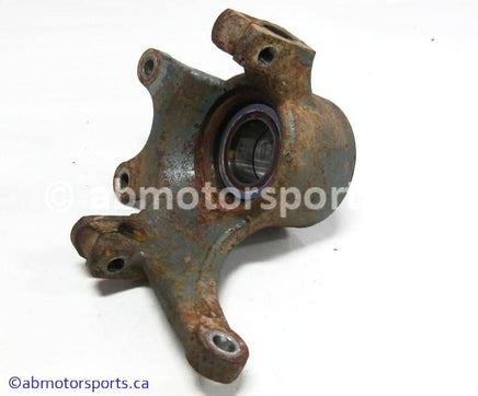 Used Arctic Cat ATV 650 H1 OEM part # 0505-461 front left knuckle for sale 