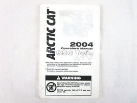 A used Operators Manual from a 2004 650 VTWIN Arctic Cat OEM Part # 2256-975 for sale. Shop for your Arctic Cat ATV parts in Alberta - available here!