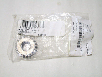 A new Starter Gear 20T for a 2013 M 800 SP Arctic Cat OEM Part # 0645-678 for sale. Arctic Cat parts close to Edmonton? Sure! Shipping across Canada daily.