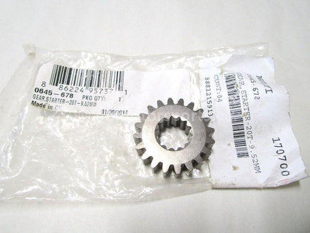 A new Starter Gear 20T for a 2013 M 800 SP Arctic Cat OEM Part # 0645-678 for sale. Arctic Cat parts close to Edmonton? Sure! Shipping across Canada daily.
