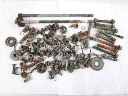 Assorted used Body and Frame Hardware from a 2000 Yamaha Kodiak 400 ATV for sale. Shop our online catalog. Alberta Canada! We ship daily across Canada!