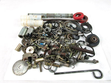 Assorted mixed Skid and Chassis Hardware from a 1991 Yamaha Phazer II snowmobile for sale. Shop our online catalog. Alberta Canada! We ship daily across Canada!