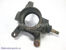 Used Can Am ATV TRAXTER MAX 500 XT OEM part # 709400097 front left steering knuckle for sale