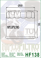 A HF138 Premium Hiflo Filtro oil filter for sale. This filter fits a variety of Suzuki & Arctic Cat ATV's & Dirt Bikes. Our online catalog has more new and used parts that will fit your unit!