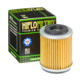 A HF143 Premium Hiflo Filtro oil filter for sale. This filter fits a variety of Yamaha dirtbikes and ATV's. Our online catalog has more new and used parts that will fit your unit!
