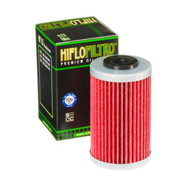 A HF155 Premium Hiflo Filtro oil filter for sale. This filter fits a variety of Polaris ATV's and KTM dirtbikes. Our online catalog has more new and used parts that will fit your unit!