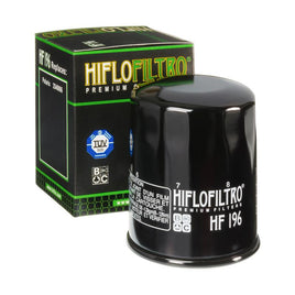 A HF196 Premium Hiflo Filtro oil filter for sale. This filter fits a variety of Polaris ATV's and UTV's. Our online catalog has more new and used parts that will fit your unit!