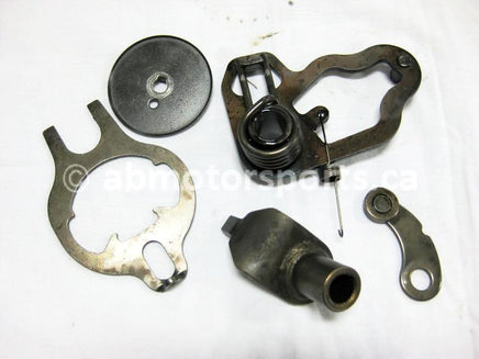 Used Honda ATV TRX 450 S OEM part # 24670-HM7-010 and 24620-HM7-000 and 24631-HM7-010 sub gearshift arm assembly for sale
