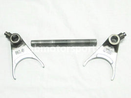 Used Honda ATV TRX 500 FA OEM part # 24211-HN2-000 and 24241-HN2-000 front gearshift fork for sale