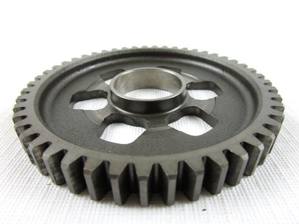 A used Countershaft Gear Low 49T from a 1998 TRX450S Honda OEM Part # 23411-HC4-000 for sale. Check out our online catalog for more parts!