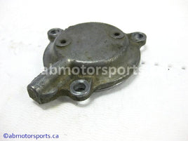 Used Honda ATV TRX 450 FE OEM part # 11333-HC4-000 OR 11333HC4000 oil filter cover for sale