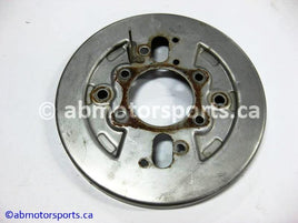 Used Honda ATV RUBICON 500 FA OEM part # 45120-HN5-671 left brake backing plate for sale