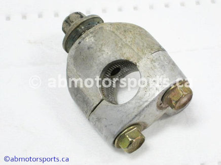 Used Honda ATV TRX 400FW OEM part # 53121-HC3-000 left handlebar clamp for sale