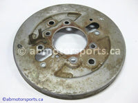 Used Honda ATV TRX 350 FM OEM part # 45110-HN5-671 right brake backing plate for sale